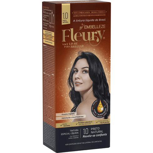 Coloração Liquida Fleury -  Várias Cores