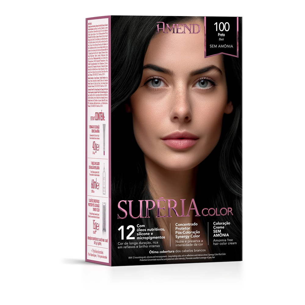 Coloração Kit Amend Supéria sem Amonia 