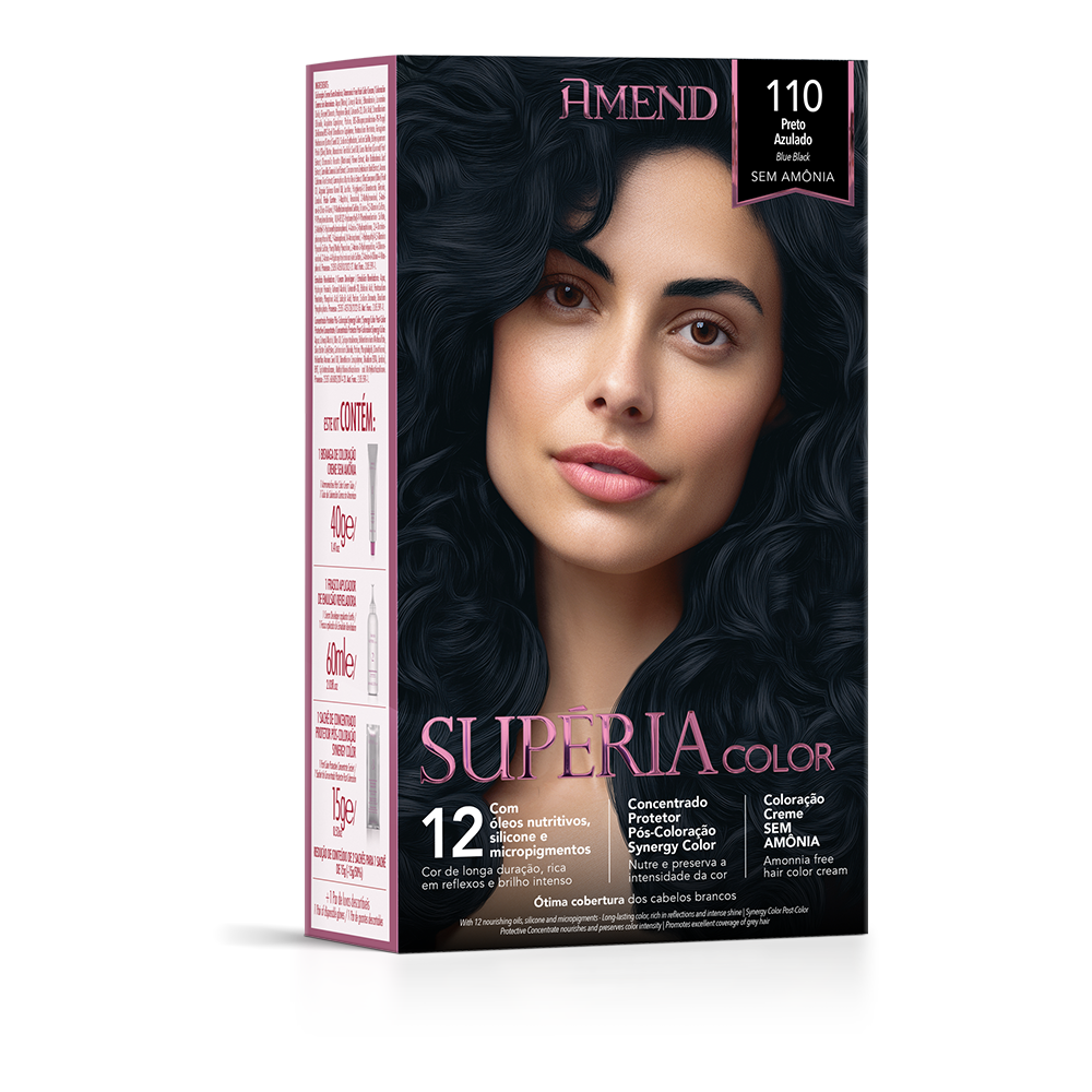 Coloração Kit Amend Supéria sem Amonia 