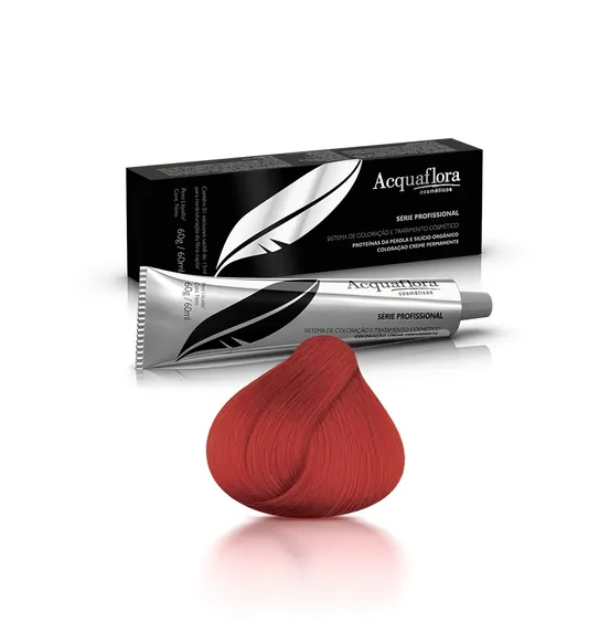 Coloração Acquaflora 66.46 Louro Esc. Intens. Cobre Avermelhado 60g