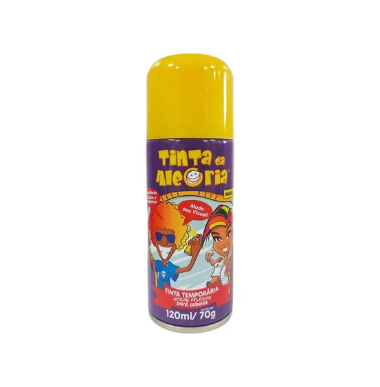 Tinta da Alegria Spray Cor Amarelo 150ml