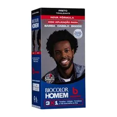 Tonalizante  Biocolor Homem Preto