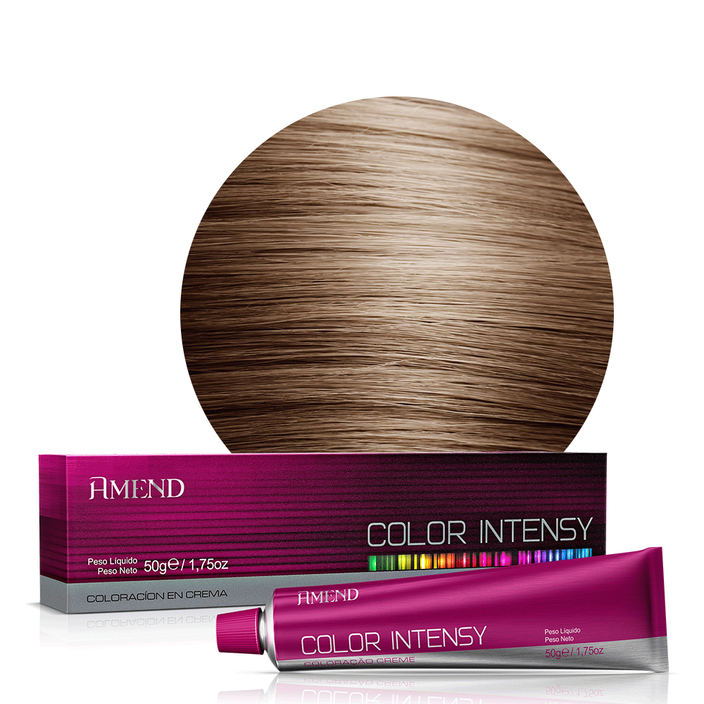 Coloração Amend Color Intensy 7.7 Louro Médio Marrom