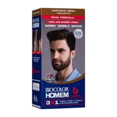 Tonalizante Biocolor Homem Castanho Médio