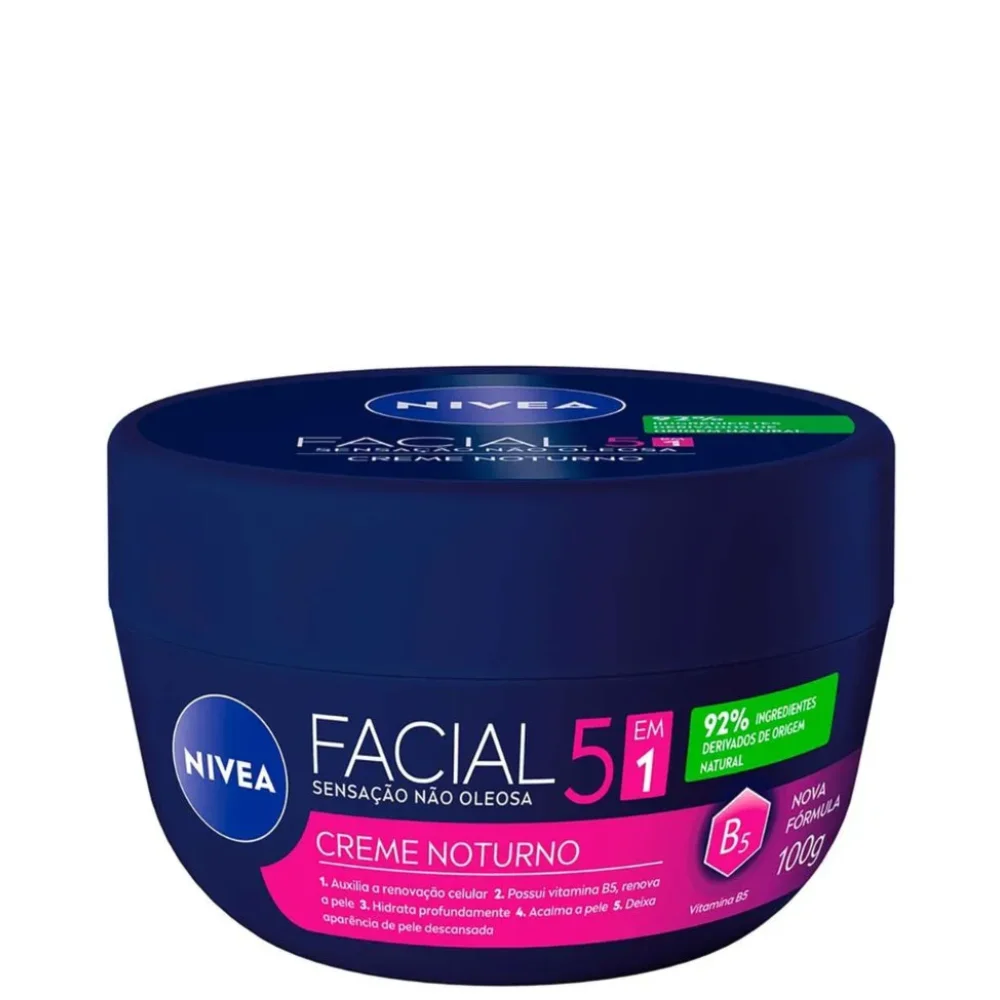 Nivea Creme Facial 5 em 1 Noturno 100g