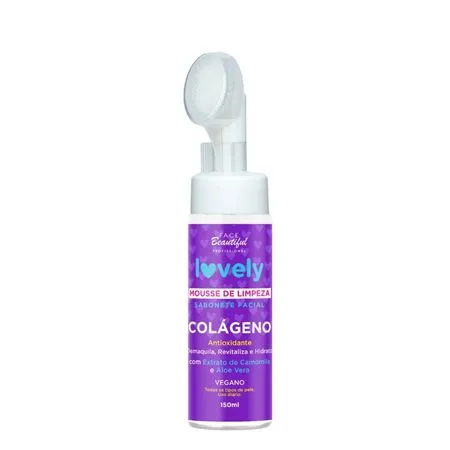 Mousse de Limpeza Facial Colágeno Lovely 150ml