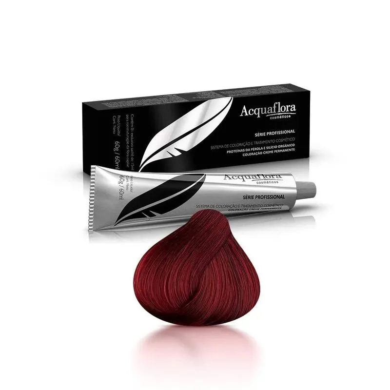 Coloração Acquaflora 55.62 Castanho Claro Intenso Vermelho 60g