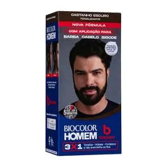 Tonalizante Biocolor Homem Castanho Escuro