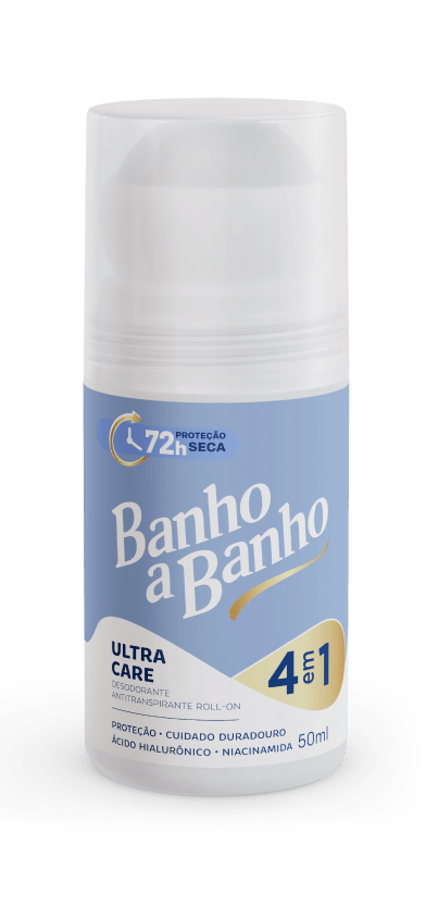 Desodorante Roll-On Banho a Banho Ultra Care 4 em 1 50ml