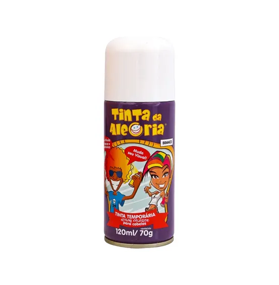 Tinta da Alegria Spray Cor Branco 150ml