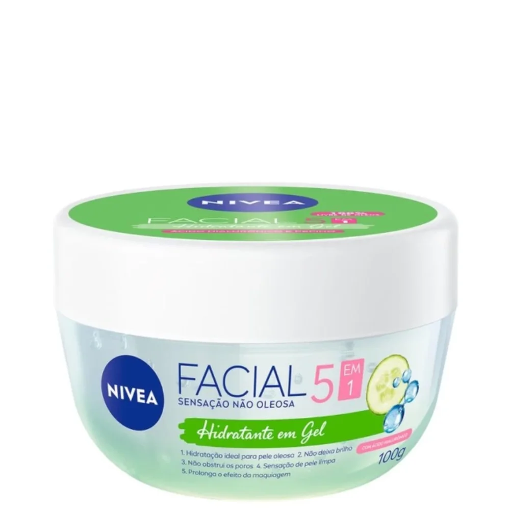 Nivea Creme Facial Hidratante em Gel 5 em 1 100g