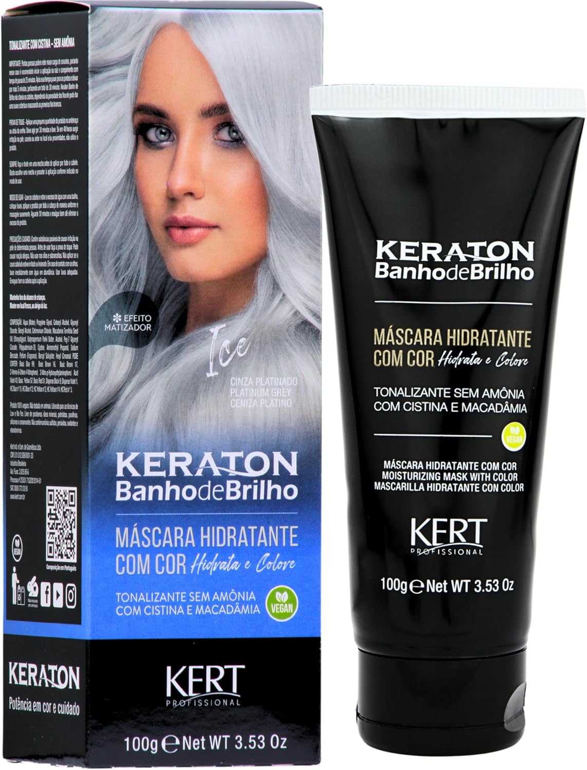 Keraton Banho de Brilho Ice 100g 