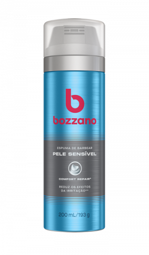 Espuma de Barbear Bozzano Pele Sensível 200 ml