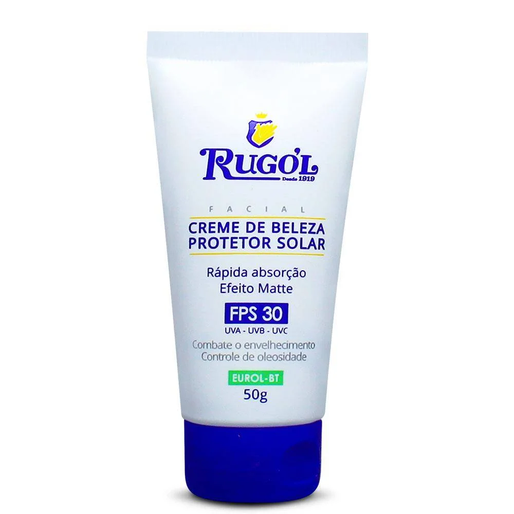 Creme Rugol  Com Protetor Solar FPS 30 50g