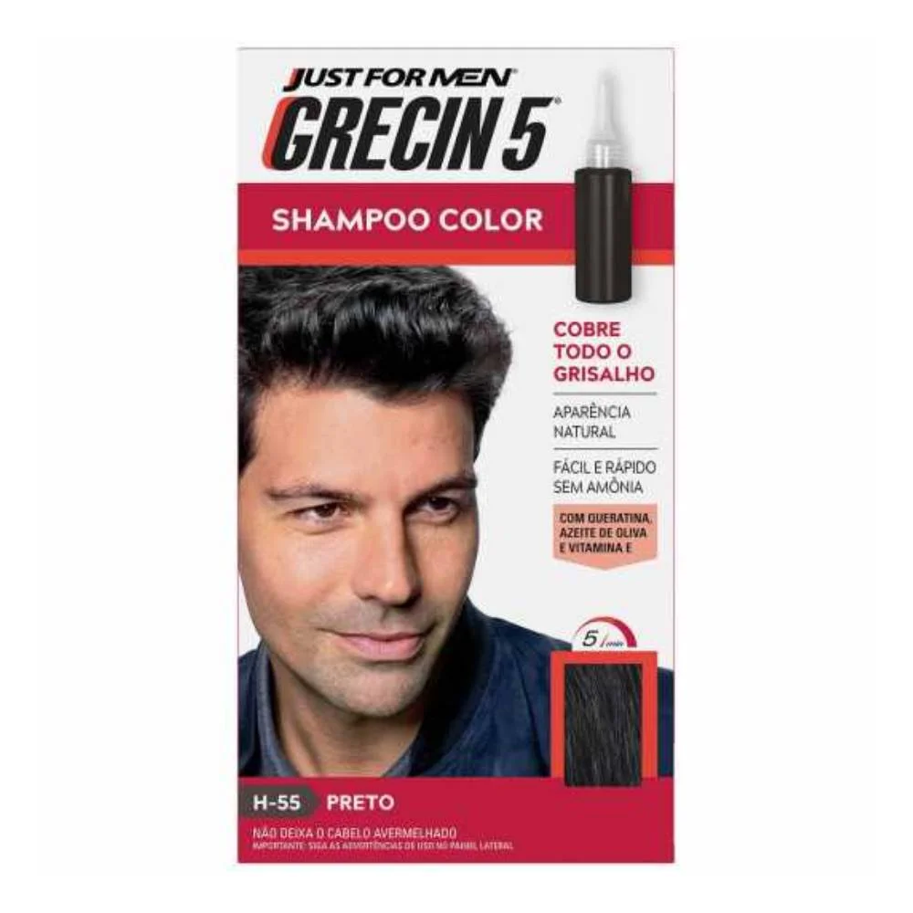 Shampoo Color Grecin 5 Preto