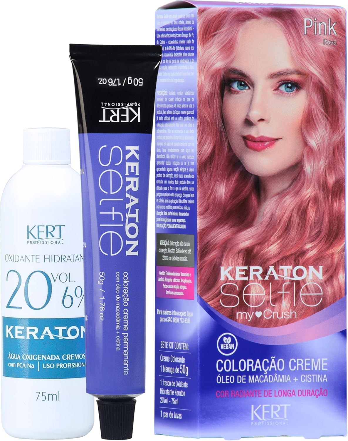 Coloração Keraton Selfie My Crush Pink