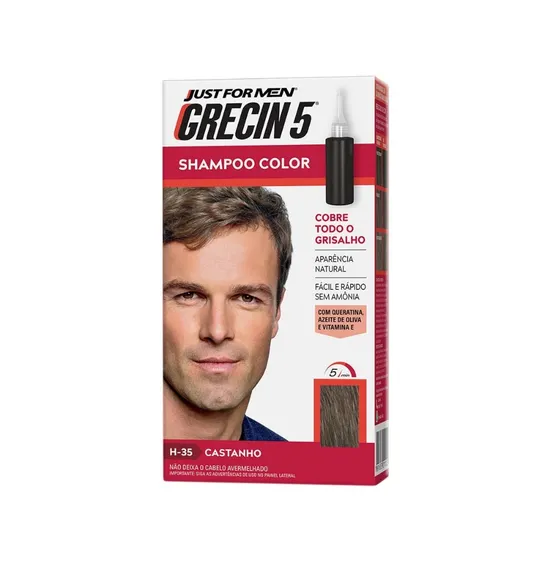 Shampoo Color Grecin 5 Castanho