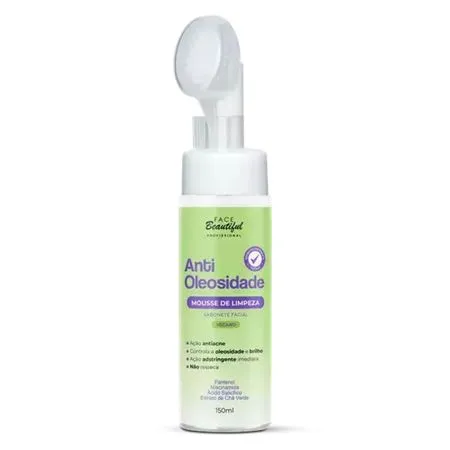 Mousse de Limpeza Facial Anti Oleosidade 150ml