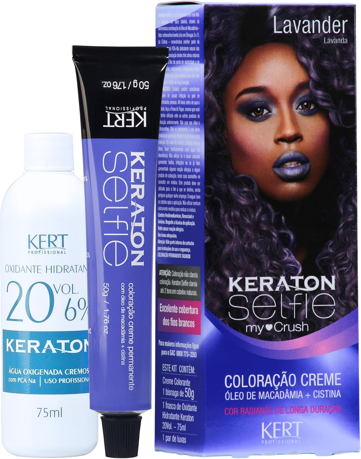 Coloração Keraton Selfie My Crush Lavander 50g