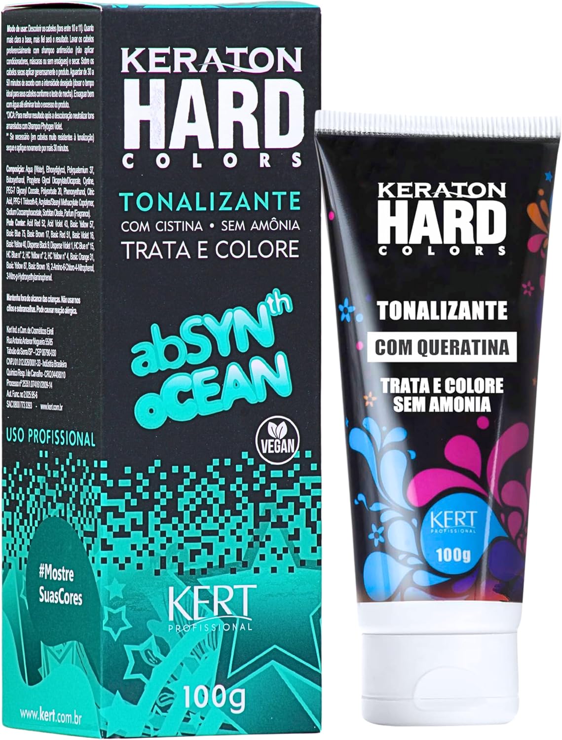 Keraton Tonalizante Hard Colors Absynth Ocean 100g