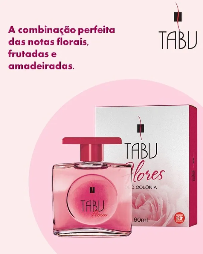 Deo Colônia Tabu Flores 60ml