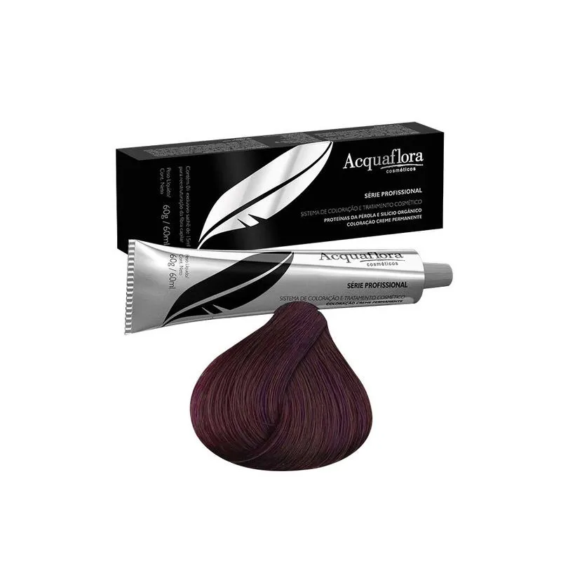 Coloração Acquaflora 5.20 Castanho Claro Irisado 60g 