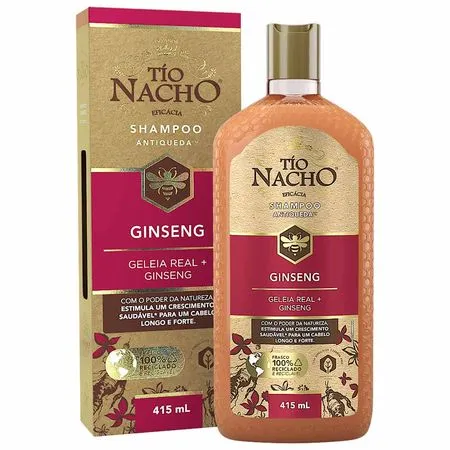 Shampoo Tío Nacho Ginseng 415ml