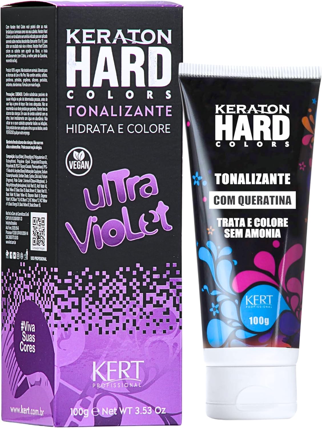 Keraton Tonalizante Hard Colors Ultra Violet 100g