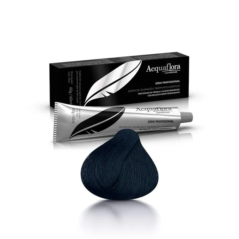 Coloração Acquaflora 1.1 preto Azulado 60g
