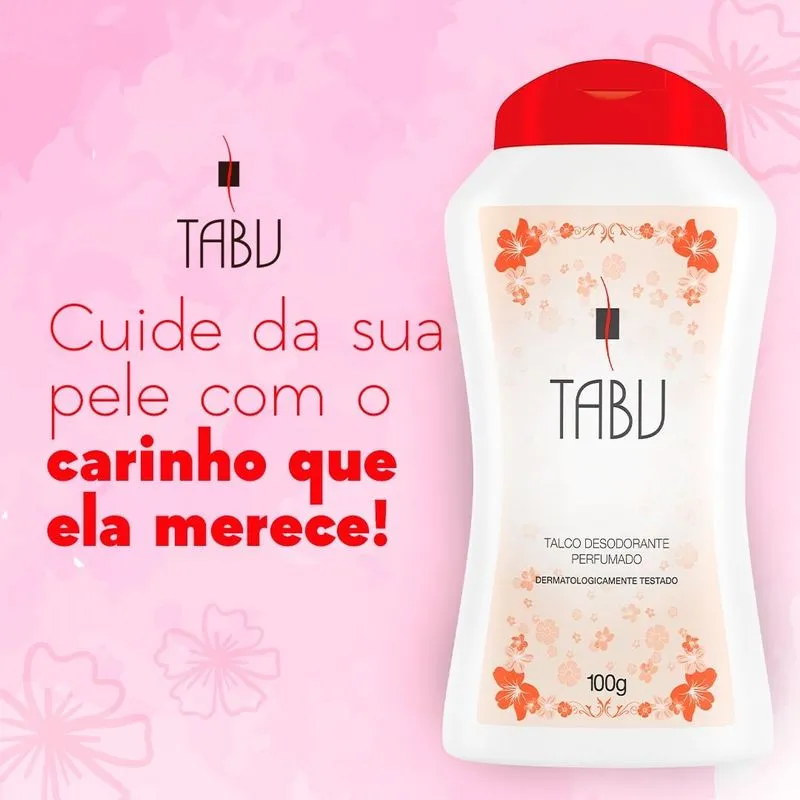Talco Tabu Tradicional 100g