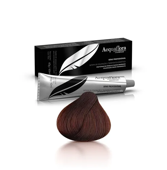 Coloração Acquaflora 4.66 Castanho Natural Vermelho 60g