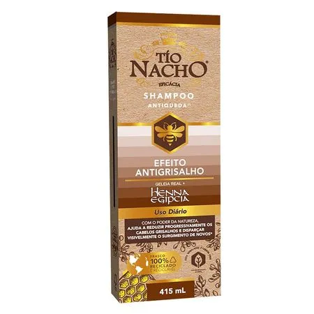 Shampoo Tío Nacho Antigrisalho 415ml