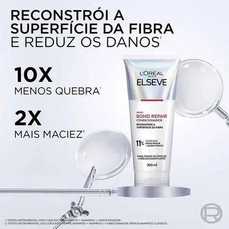 Kit Elseve Bond Repair - Pré Shampoo + Shampoo + Condicionador + Leave in + Máscara 
