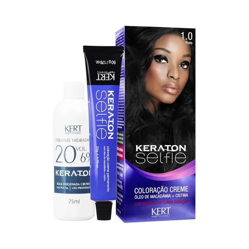 Coloração Kit Keraton Selfie 50g - Várias Cores