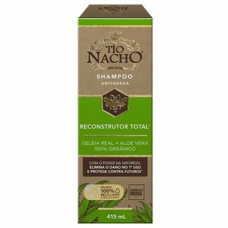 Shampoo Tío Nacho Reconstrutor Total 415ml