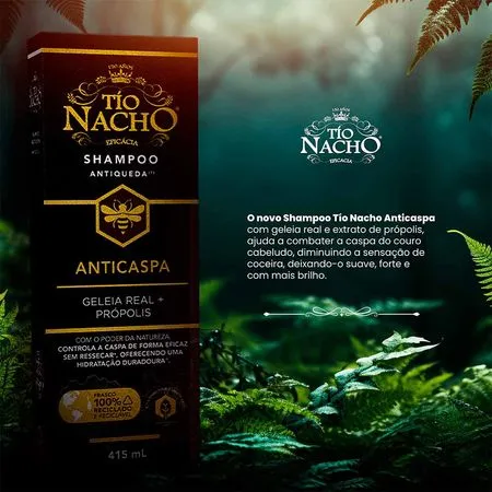 Shampoo Tío Nacho 415ml