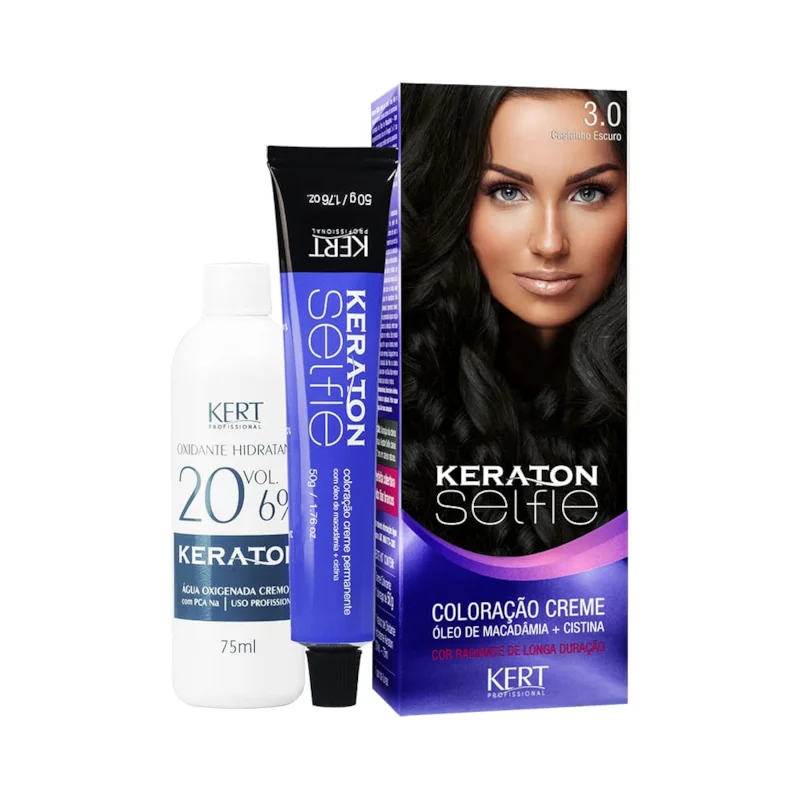 Coloração Kit Keraton Selfie 50g - Várias Cores