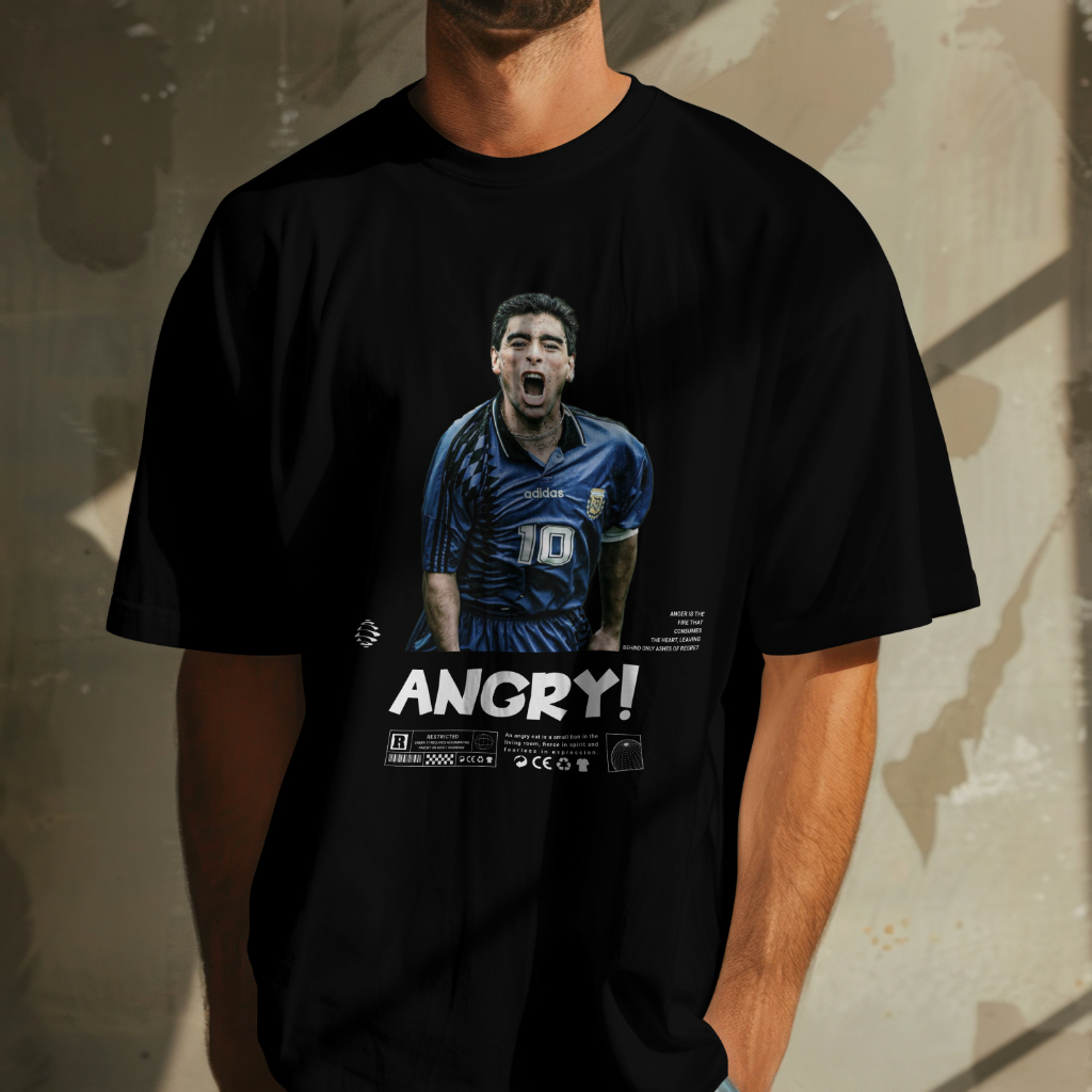 Camiseta ANGRY Minimalista 