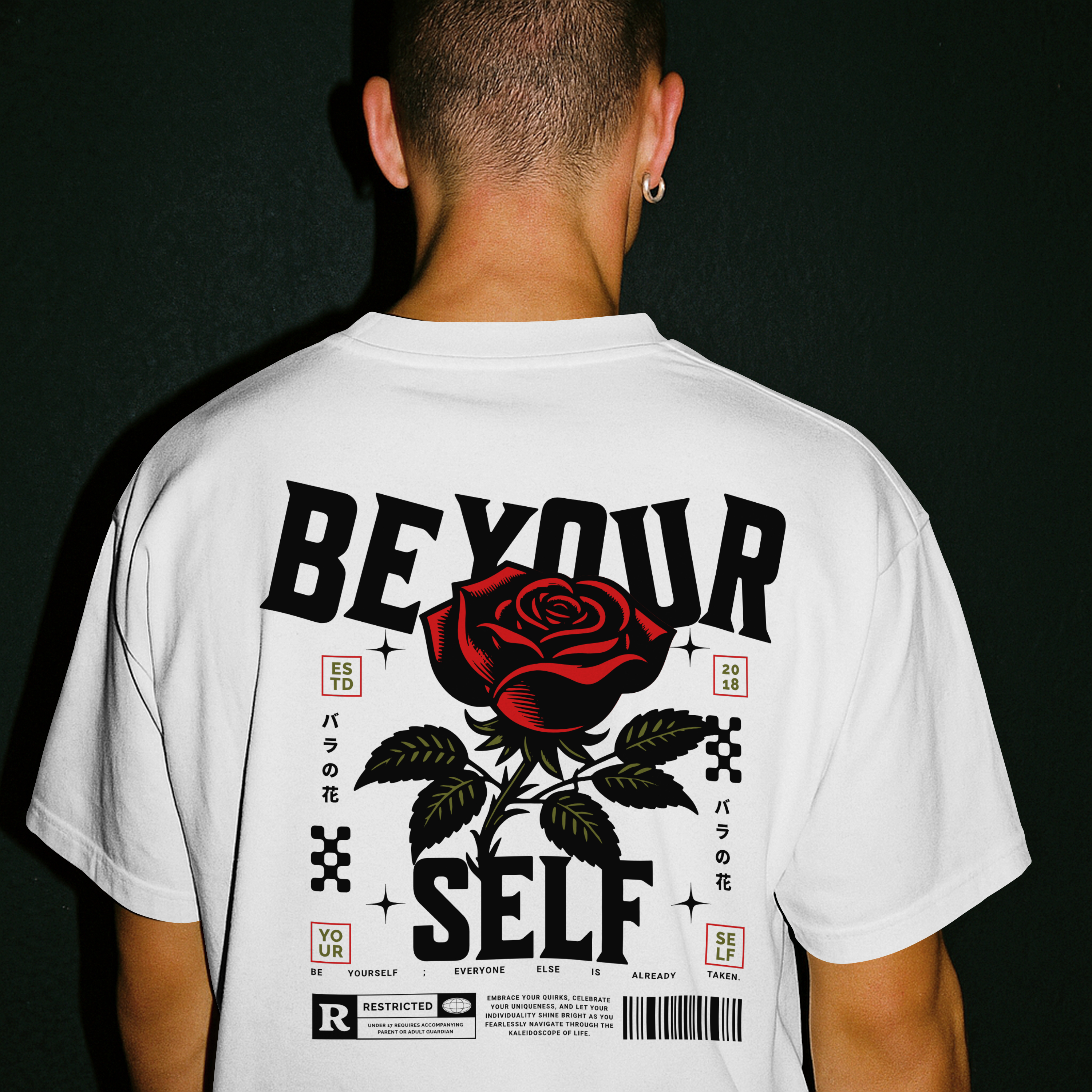 Camiseta 'Be Yourself' MINIMALISTA