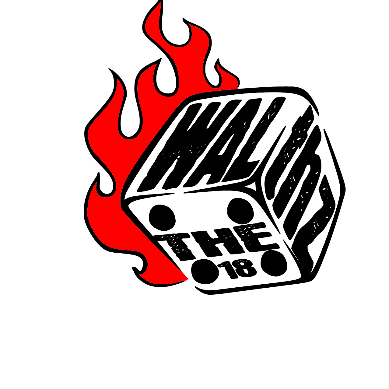 CAMISETA DADO MINIMALISTA