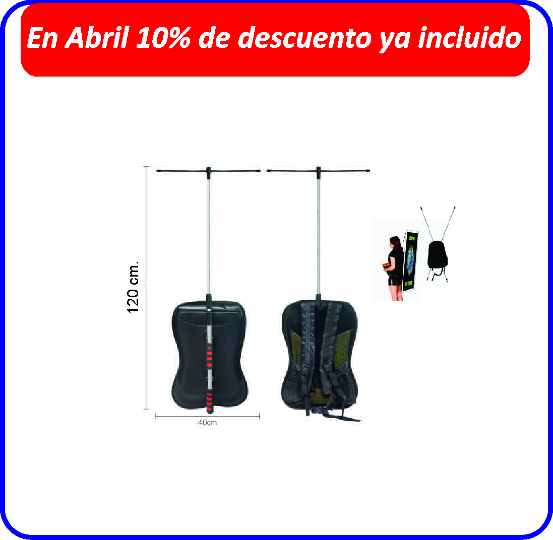 Mochila Porta Banner 