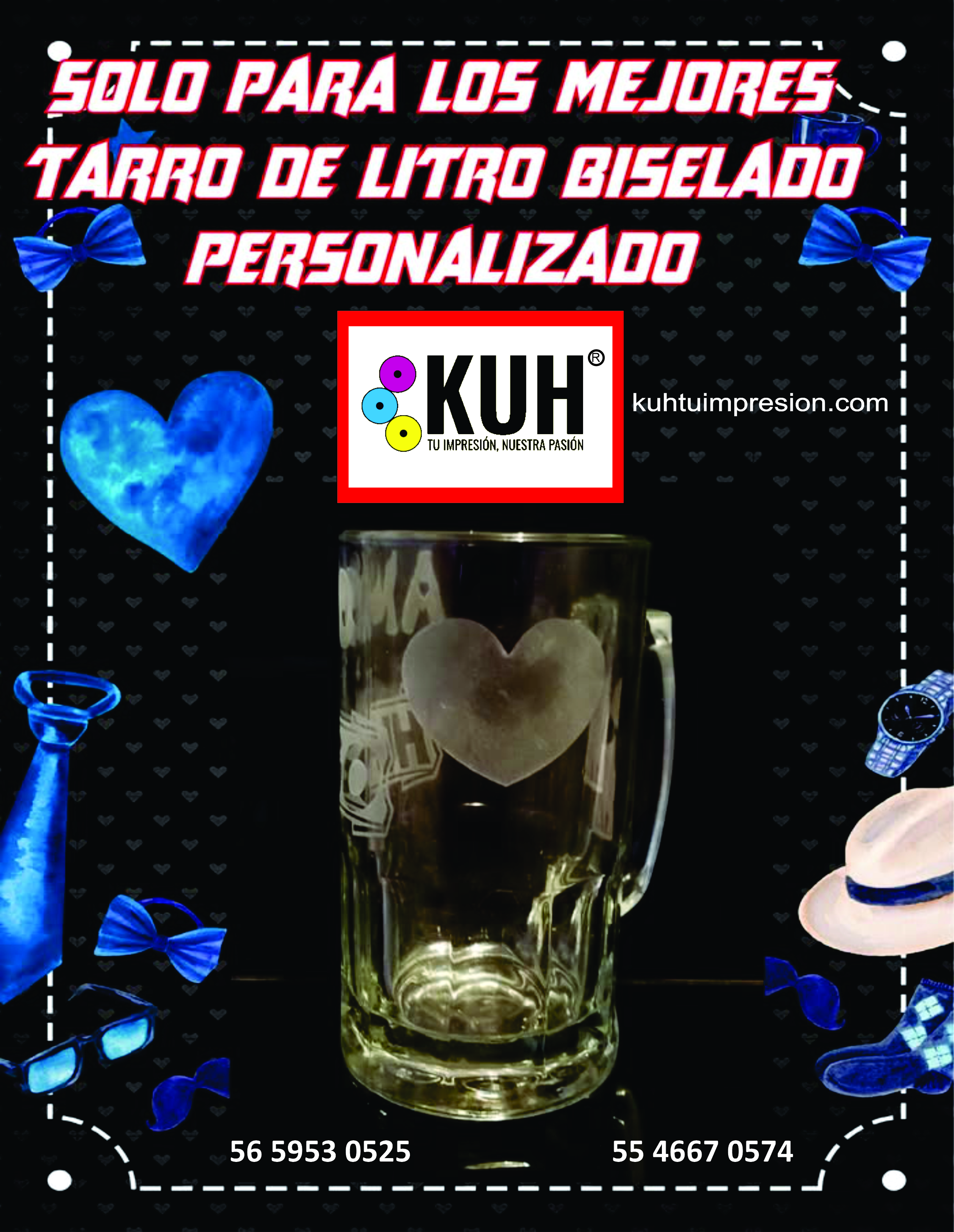 Tarro de litro biselado