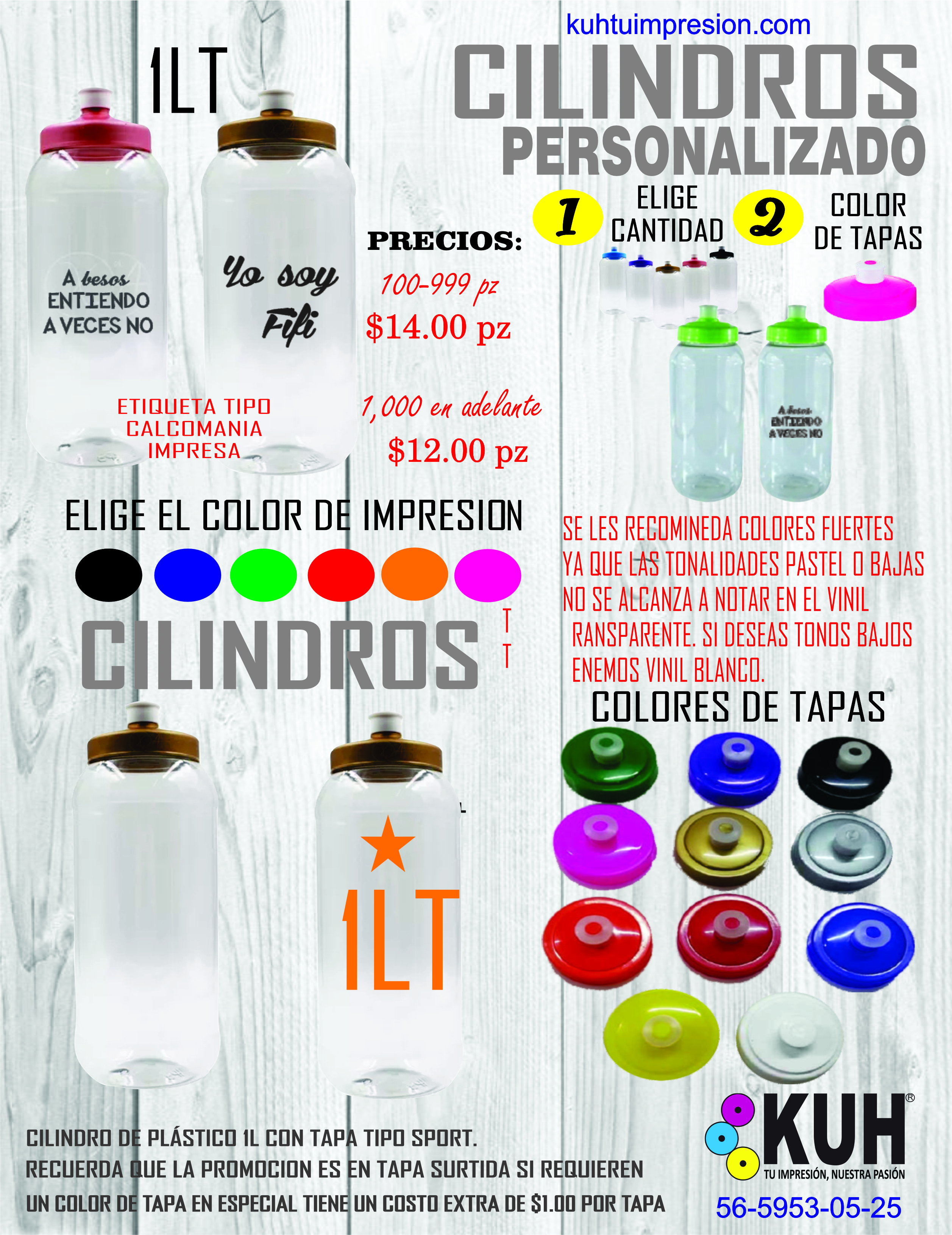 Cilindro personalizado 250ml