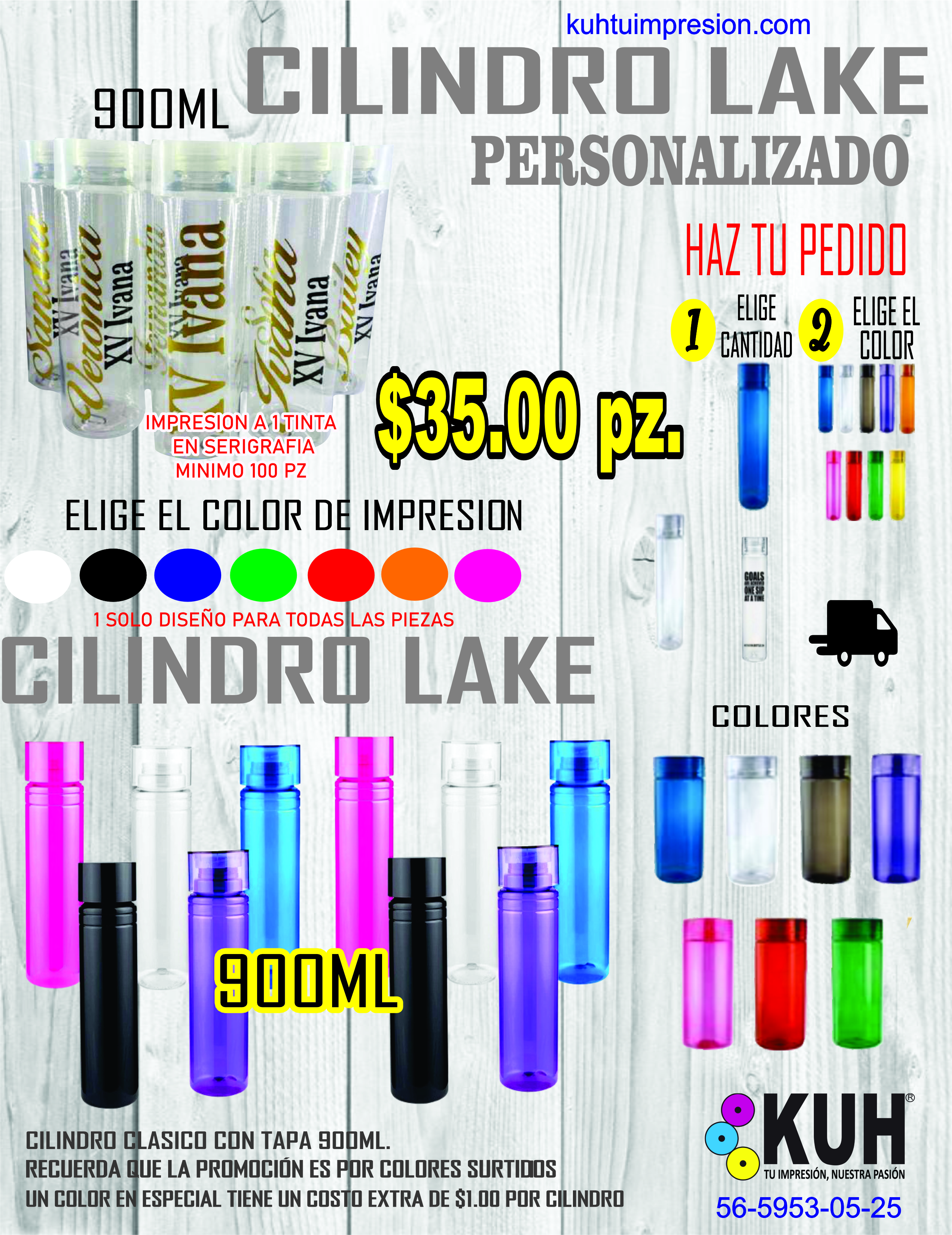 Cilindro Lake Personalizado
