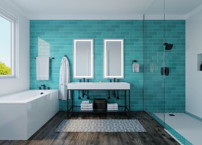 Mezcladora Deckard Ducha Negra