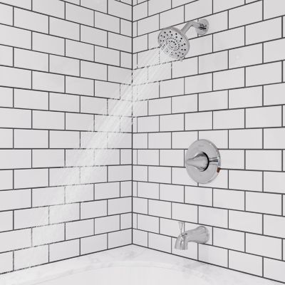 Mezcladora Ladera Ducha & Bañera Cromo