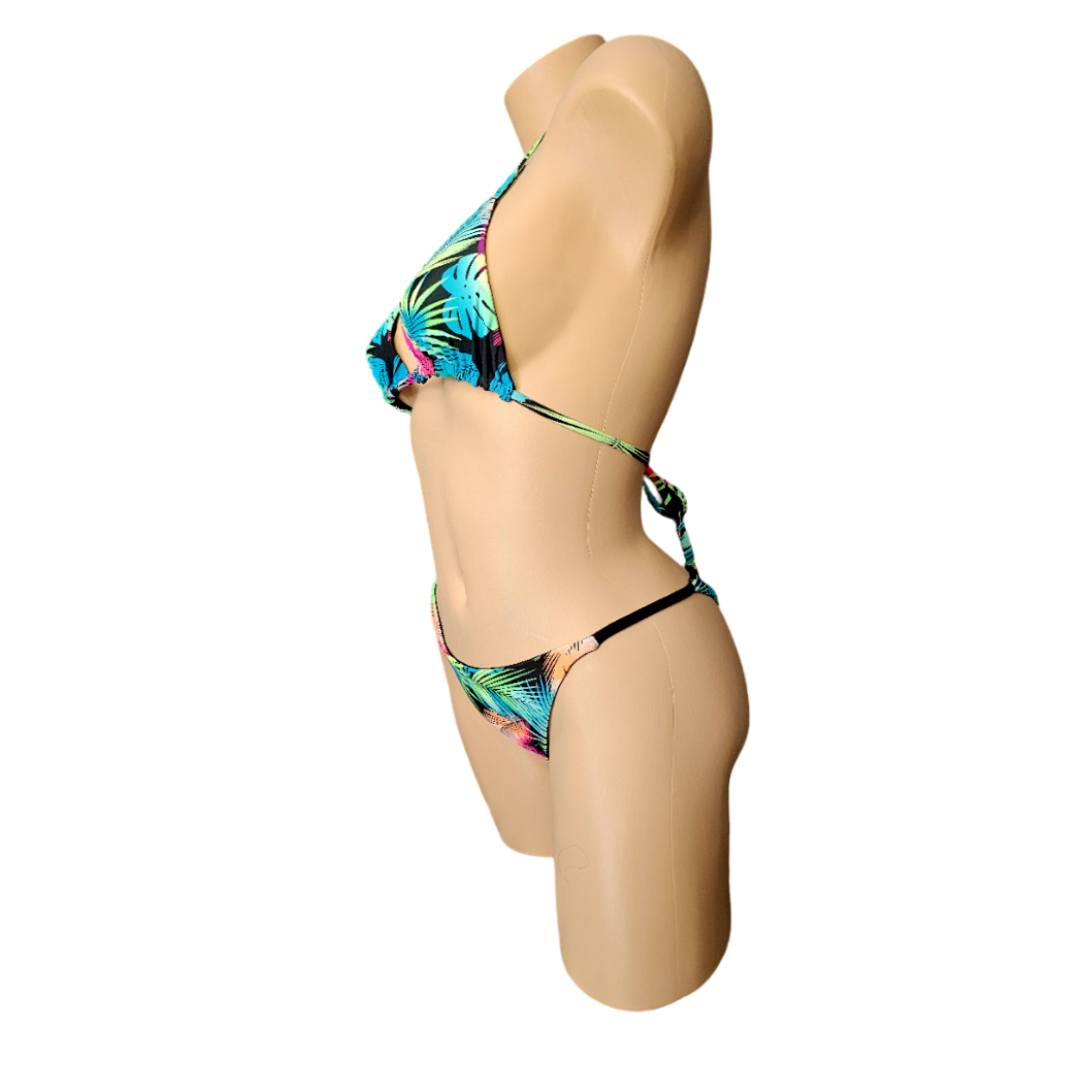 Noche Tropical Reversible Bikini set