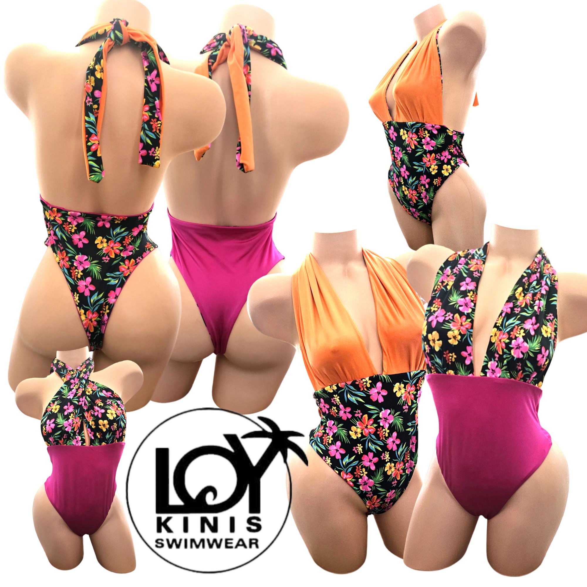 Bomba Reversible One Piece Swimwear