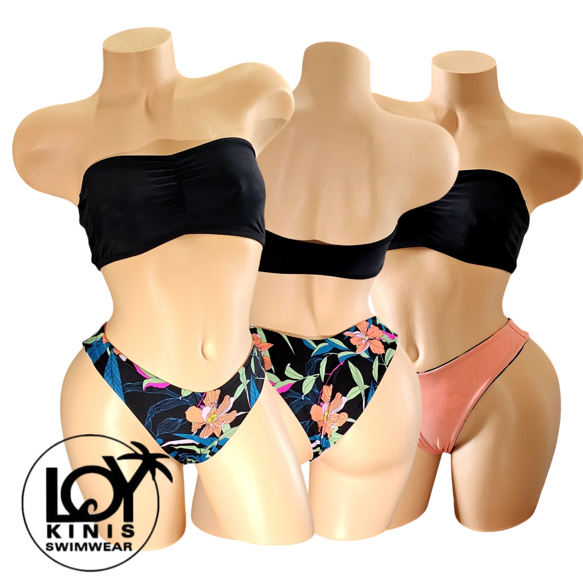 Noche Strapless Bikini Set Loy Kinis