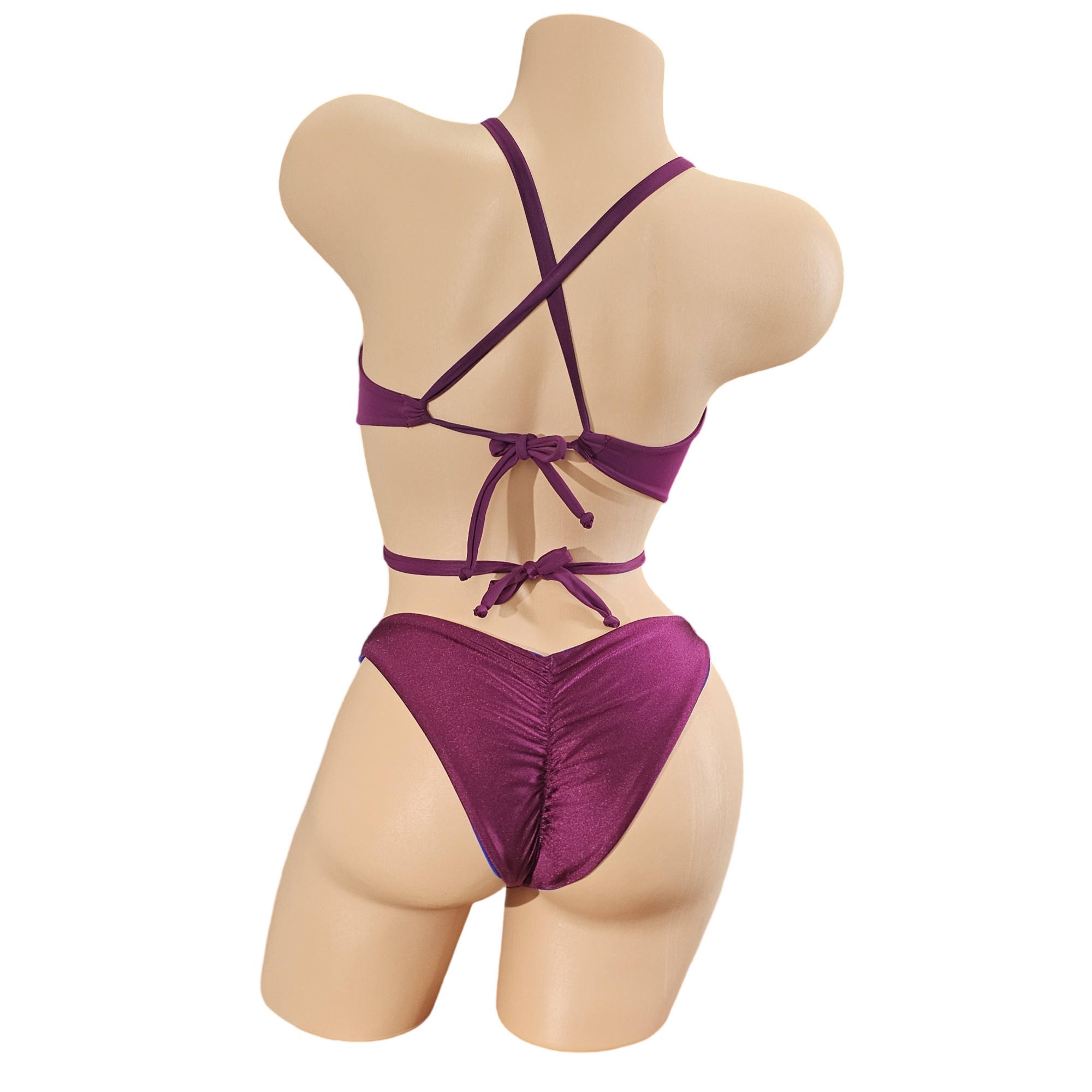 Vino y Mar Reversible Bottom Bikini Set